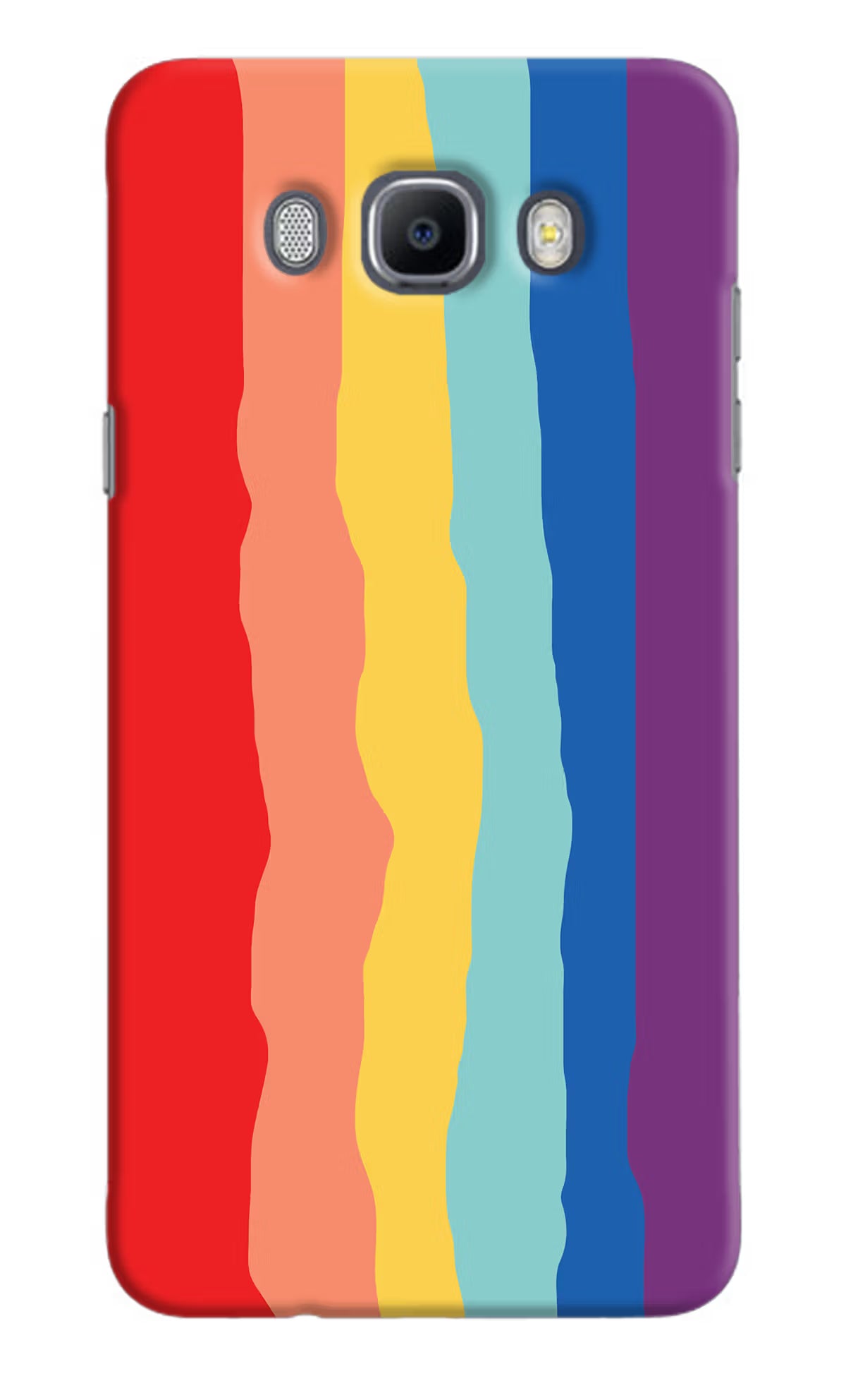 Rainbow Samsung J7 2016 Hard Case Back Cover by Casekaro