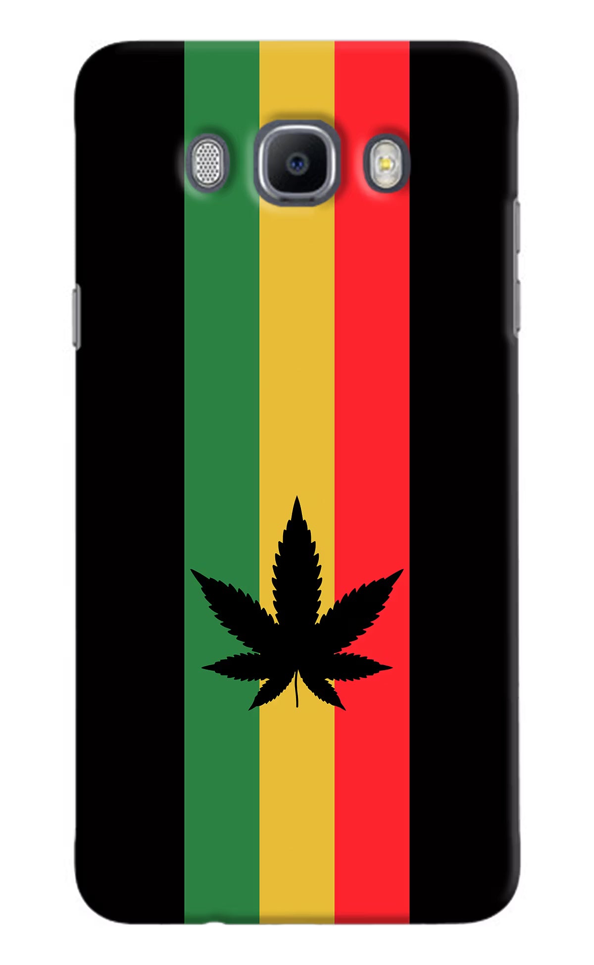 Weed Flag Samsung J7 2016 Hard Case Back Cover by Casekaro