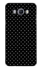 White Dots Samsung J7 2016 Hard Case Back Cover by Casekaro