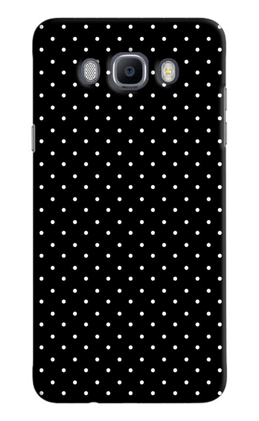 White Dots Samsung J7 2016 Hard Case Back Cover by Casekaro