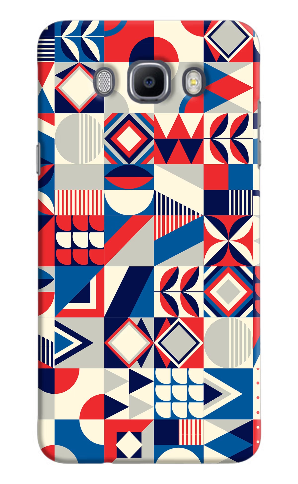 Colorful Pattern Samsung J7 2016 Hard Case Back Cover by Casekaro