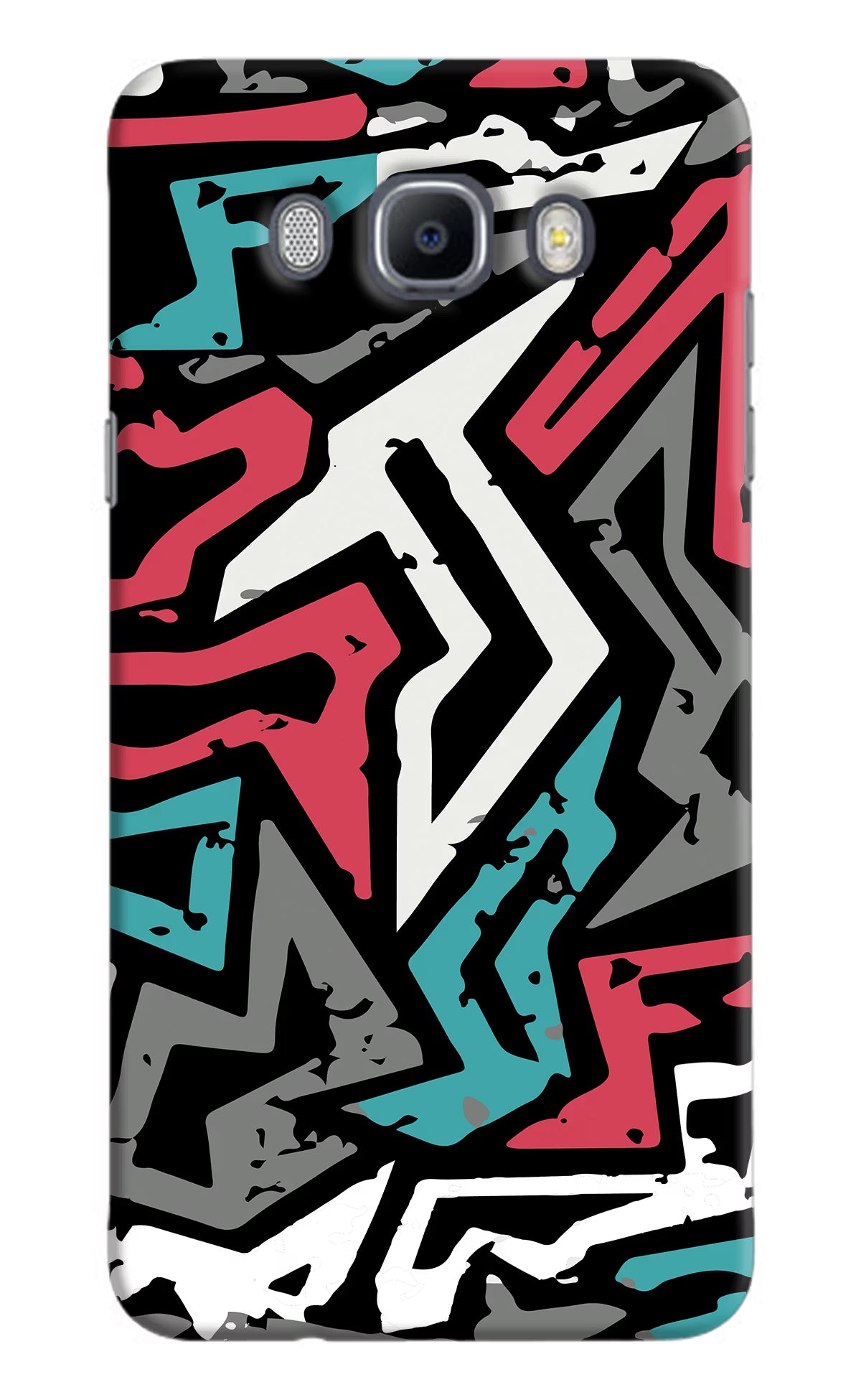 Geometric Graffiti Samsung J7 2016 Hard Case Back Cover by Casekaro