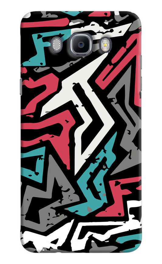 Geometric Graffiti Samsung J7 2016 Hard Case Back Cover by Casekaro