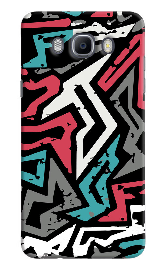 Geometric Graffiti Samsung J7 2016 Hard Case Back Cover by Casekaro
