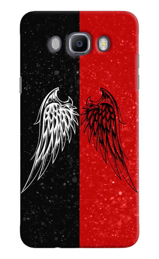 Wings Samsung J7 2016 Hard Case Back Cover by Casekaro