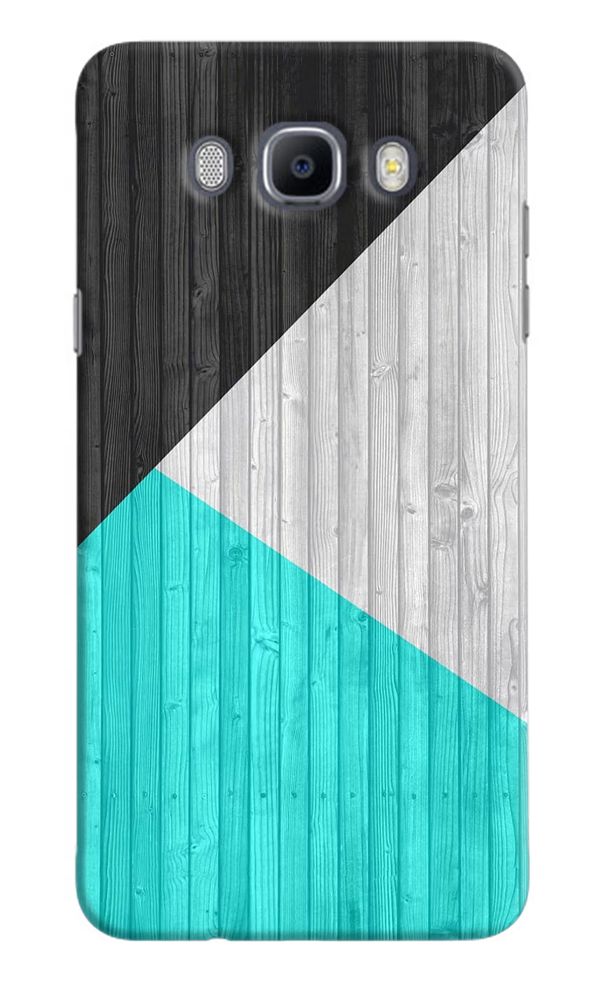 Wooden Abstract Samsung J7 2016 Hard Case Back Cover by Casekaro