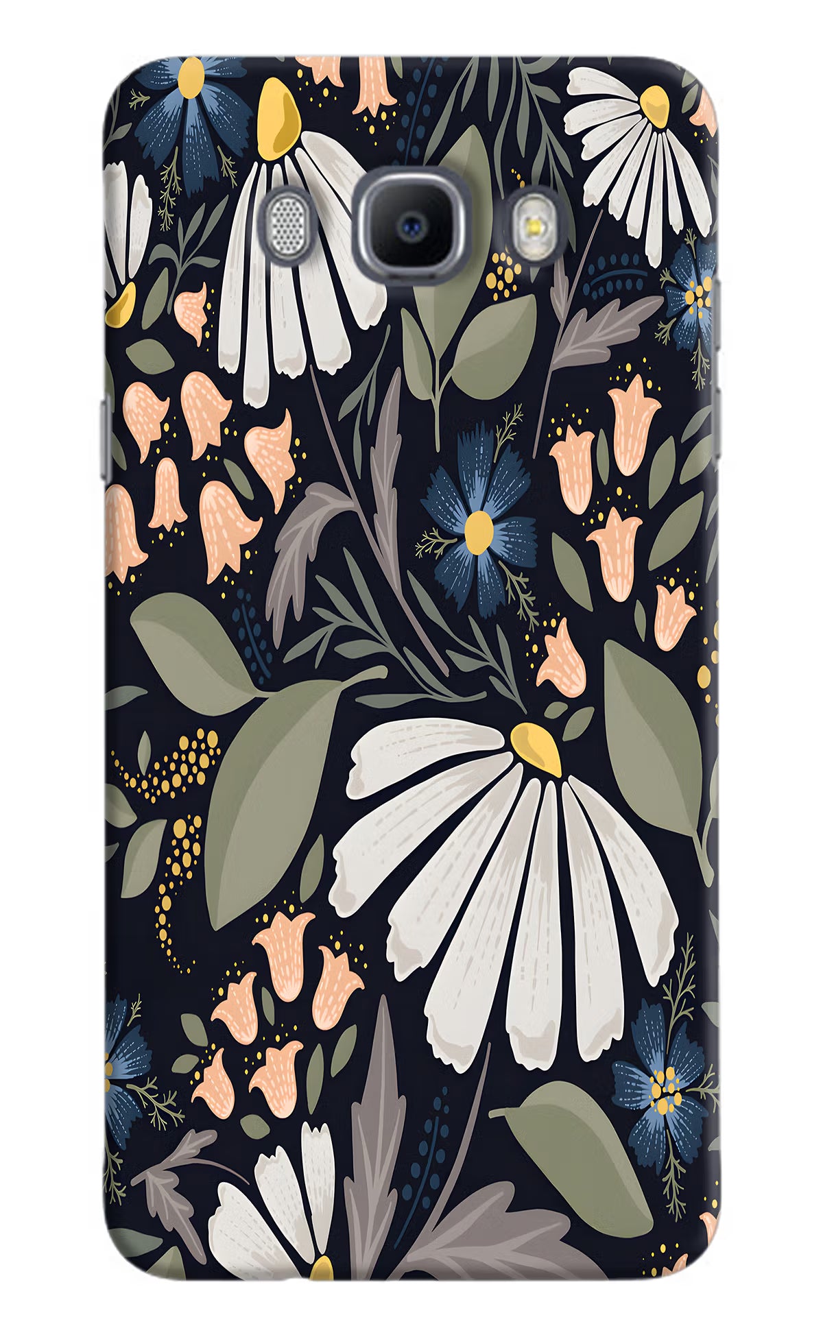 Flowers Art Samsung J7 2016 Hard Case Back Cover by Casekaro