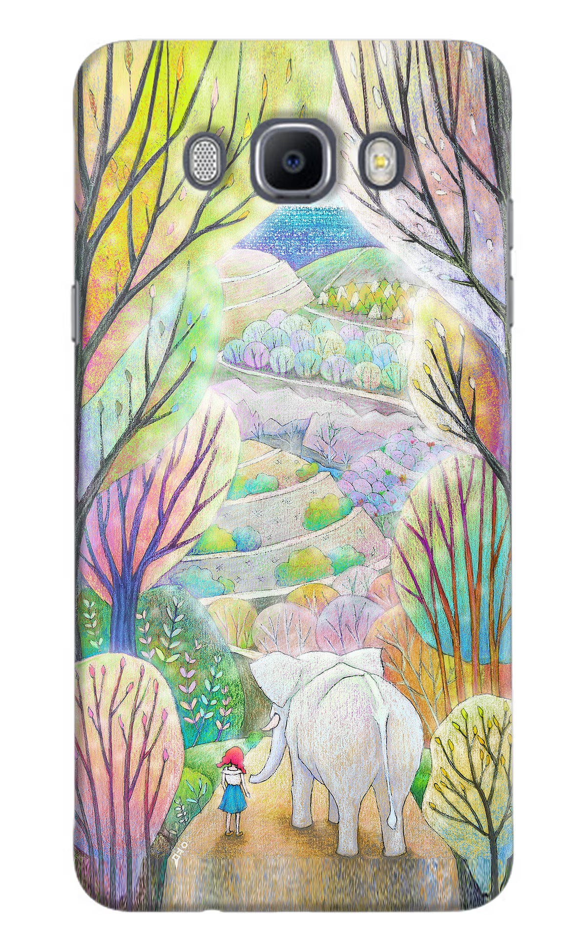 Nature Painting Samsung J7 2016 Hard Case Back Cover by Casekaro