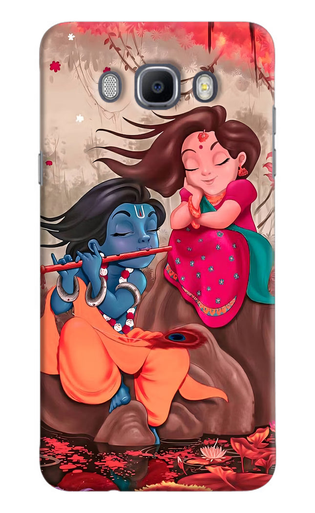 Radhe Krishna Samsung J7 2016 Hard Case Back Cover by Casekaro