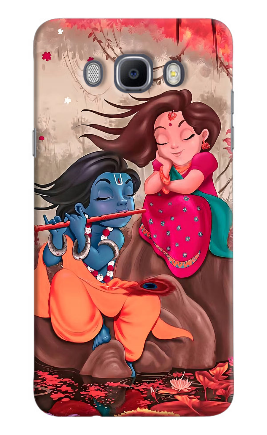Radhe Krishna Samsung J7 2016 Back Cover, Hard case