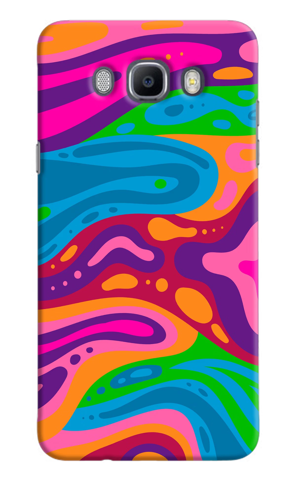 Trippy Pattern Samsung J7 2016 Hard Case Back Cover by Casekaro