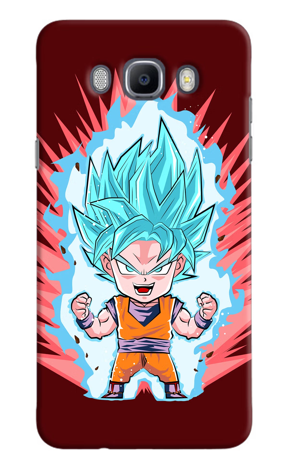Goku Little Samsung J7 2016 Hard Case Back Cover by Casekaro
