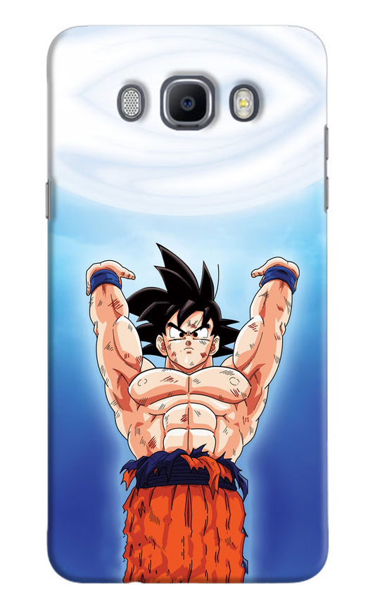 Goku Power Samsung J7 2016 Hard Case Back Cover by Casekaro