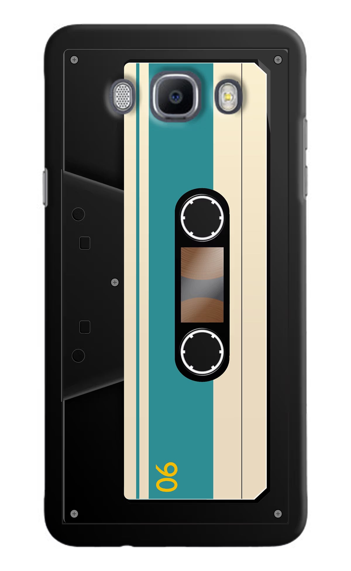 Cassette Samsung J7 2016 Hard Case Back Cover by Casekaro