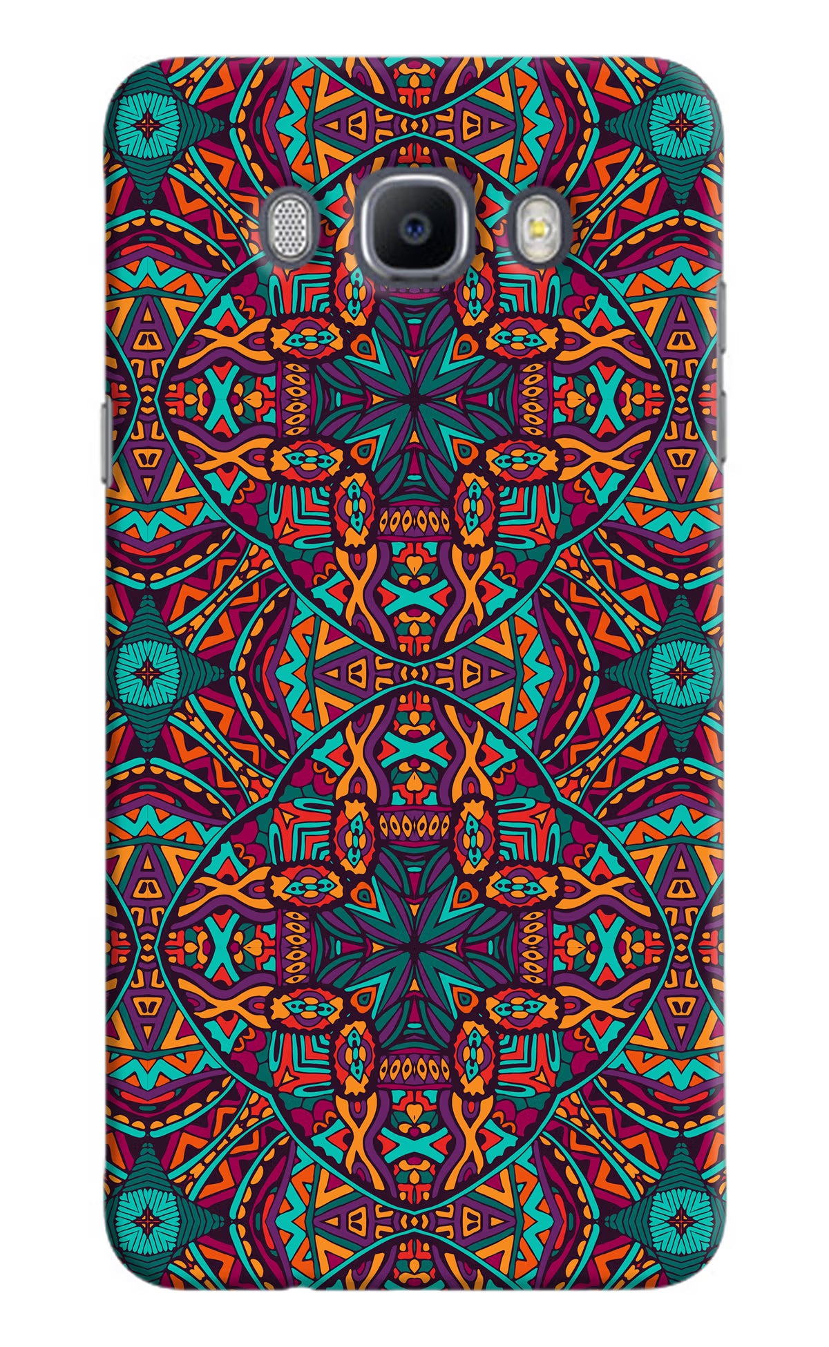 Colour Mandala Samsung J7 2016 Hard Case Back Cover by Casekaro