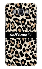Leopard Print Self Love Samsung J7 2016 Hard Case Back Cover by Casekaro