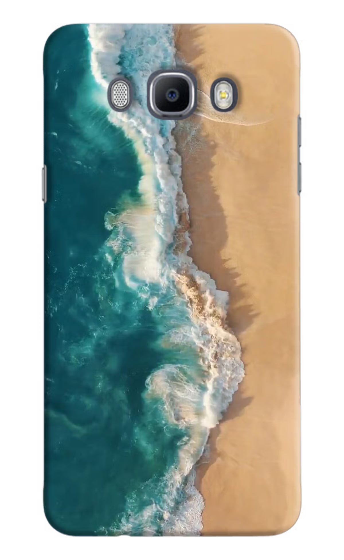 Ocean Beach Samsung J7 2016 Hard Case Back Cover by Casekaro