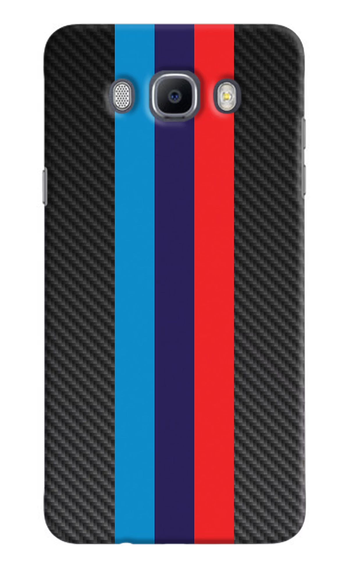BMW Stripes Pattern Samsung J7 2016 Hard Case Back Cover by Casekaro