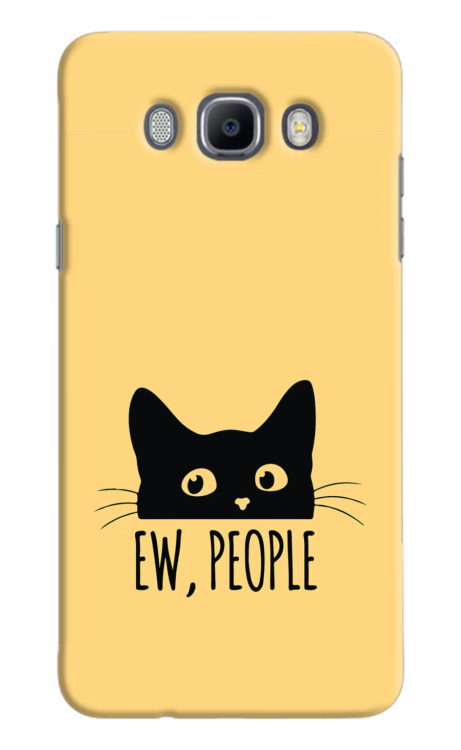Ew People Catitude Samsung J7 2016 Back Cover, Hard case