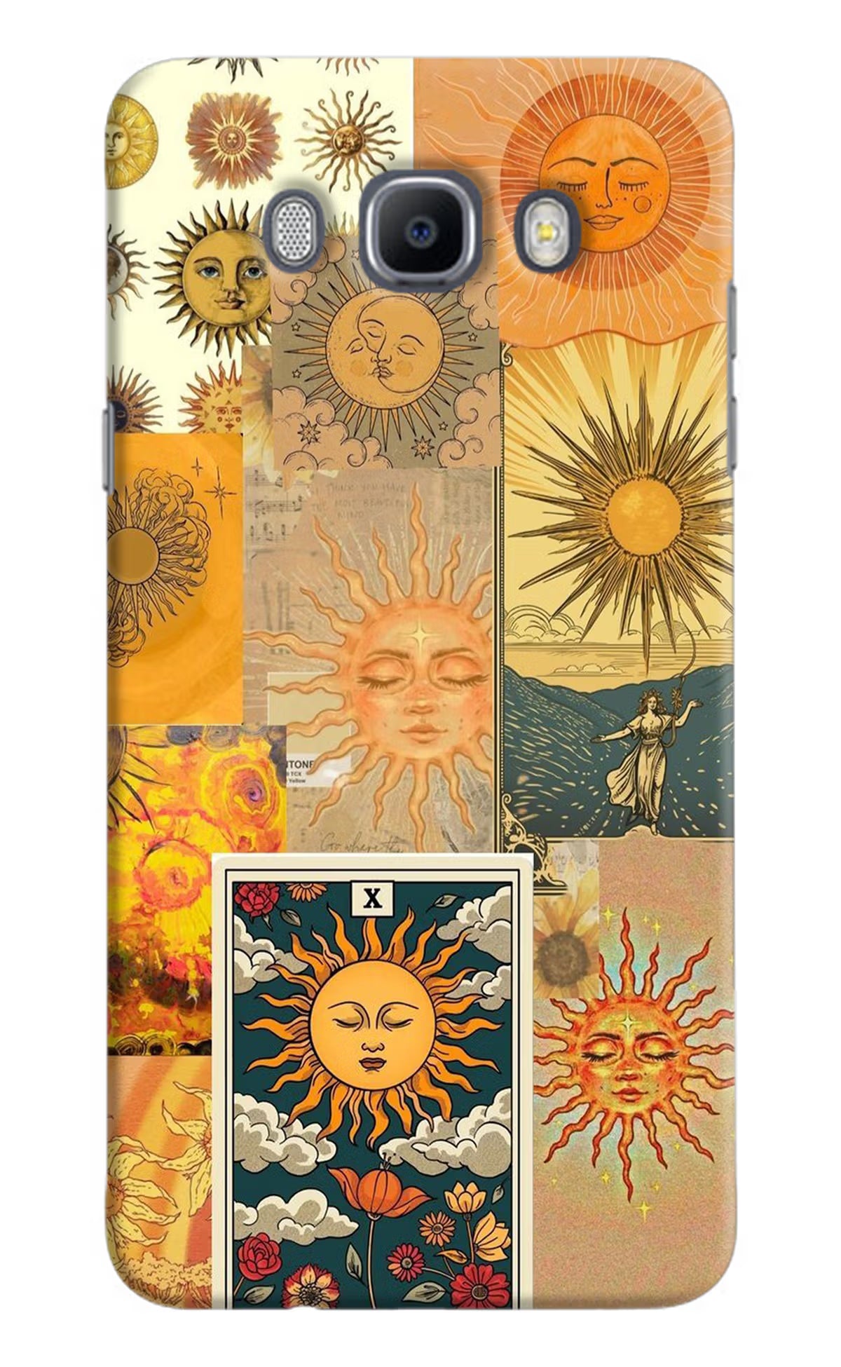 Sun Samsung J7 2016 Hard Case Back Cover by Casekaro
