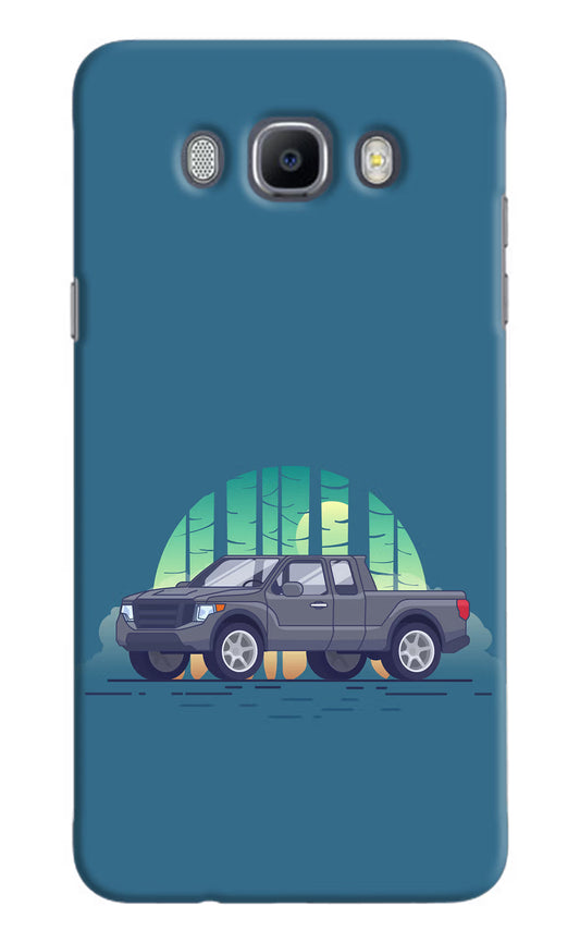 Retro Garage Vibe Samsung J7 2016 Hard Case Back Cover by Casekaro