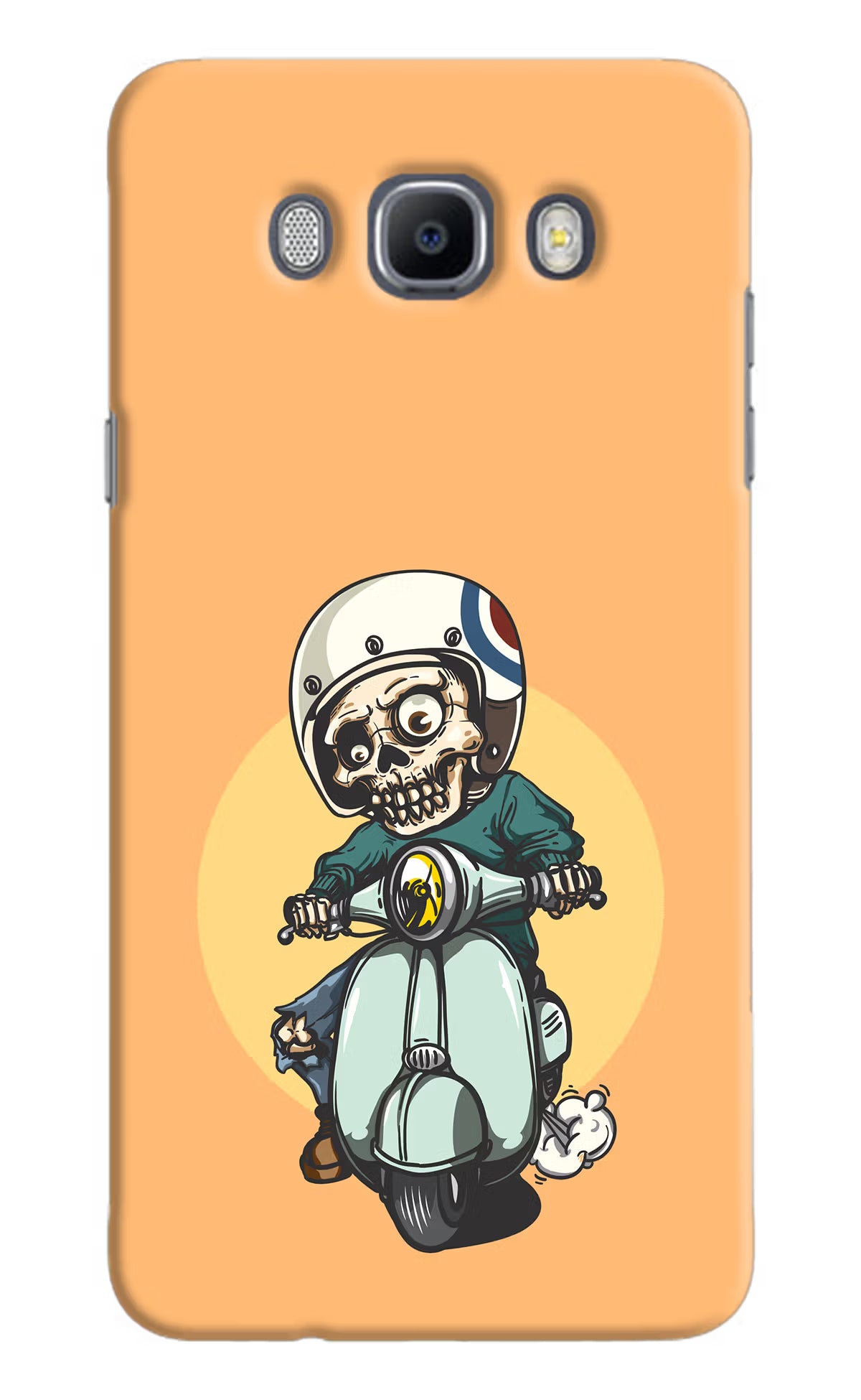 Undead Biker Samsung J7 2016 Hard Case Back Cover by Casekaro