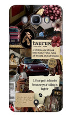 Taurus Zodiac Samsung J7 2016 Hard Case Back Cover by Casekaro