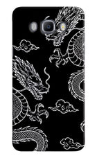 Twin Dragons Samsung J7 2016 Hard Case Back Cover by Casekaro