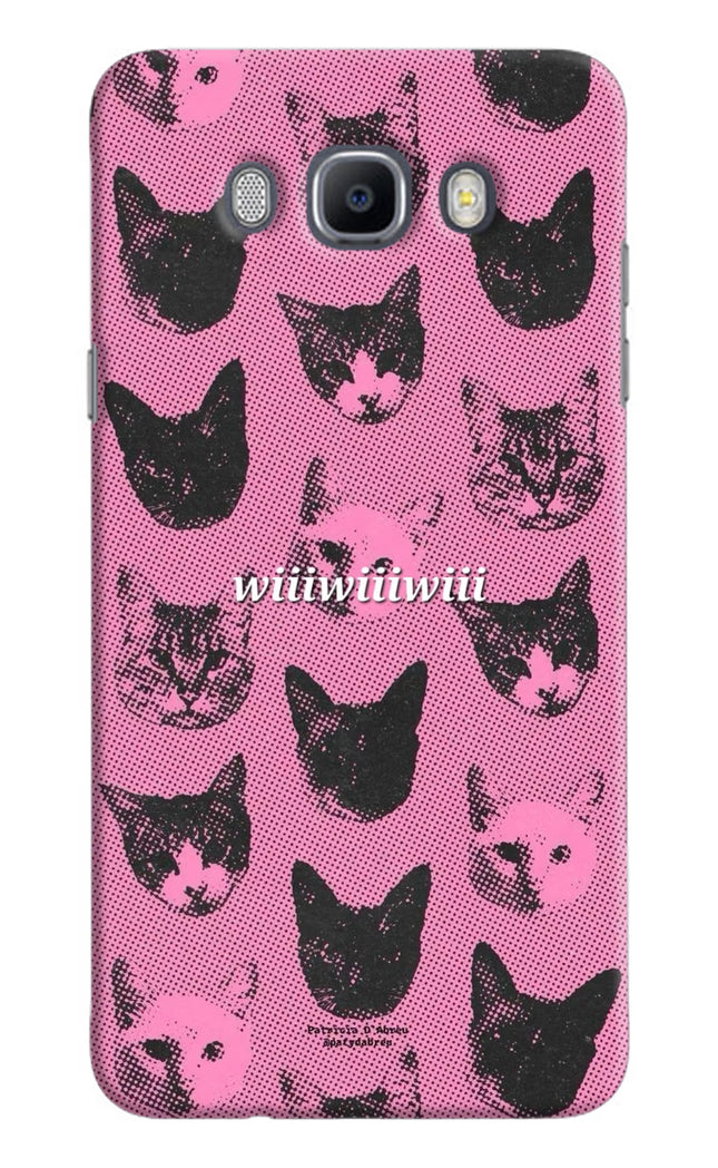 Pink Cats Samsung J7 2016 Hard Case Back Cover by Casekaro