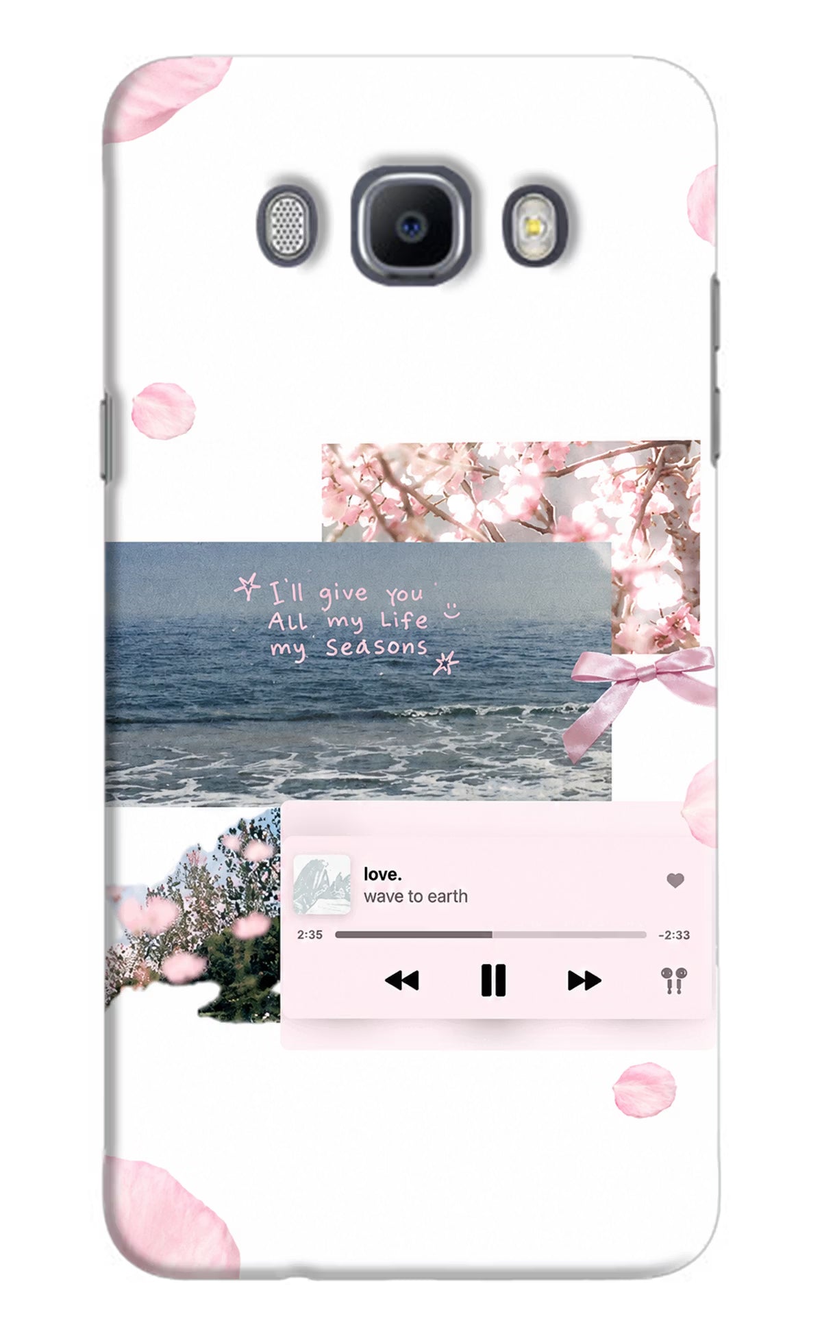 Wave to earth Samsung J7 2016 Back Cover