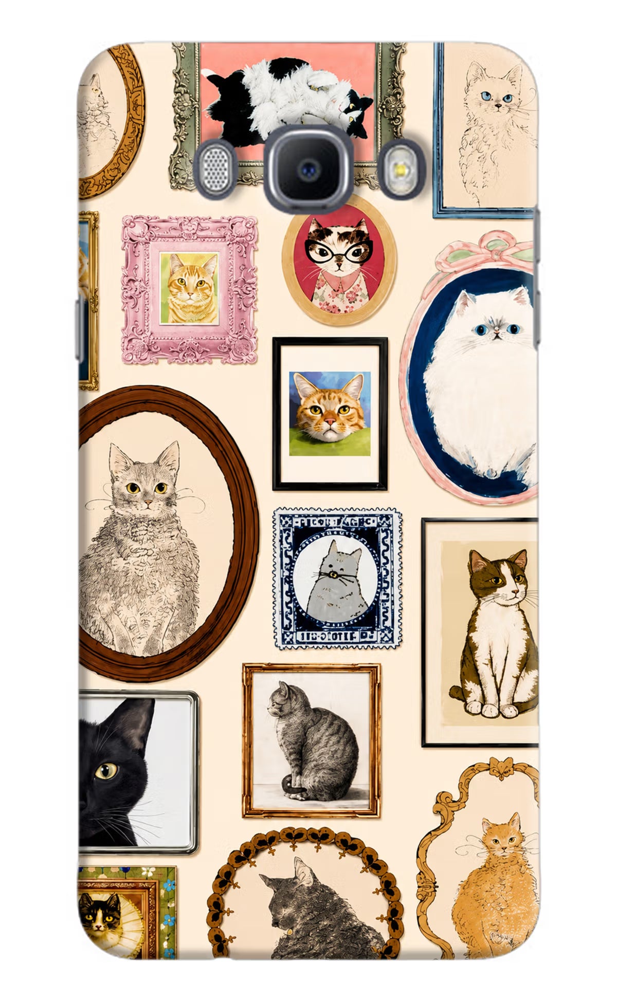 Mirror Cats Samsung J7 2016 Back Cover