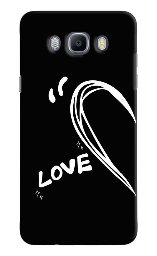 Love Line Samsung J7 2016 Hard Case Back Cover by Casekaro