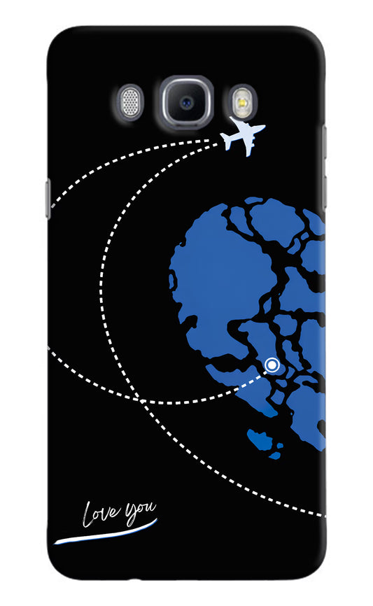 Love Orbit Samsung J7 2016 Hard Case Back Cover by Casekaro
