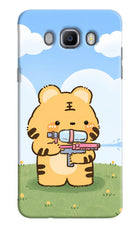 Tiger Treat Samsung J7 2016 Hard Case Back Cover by Casekaro
