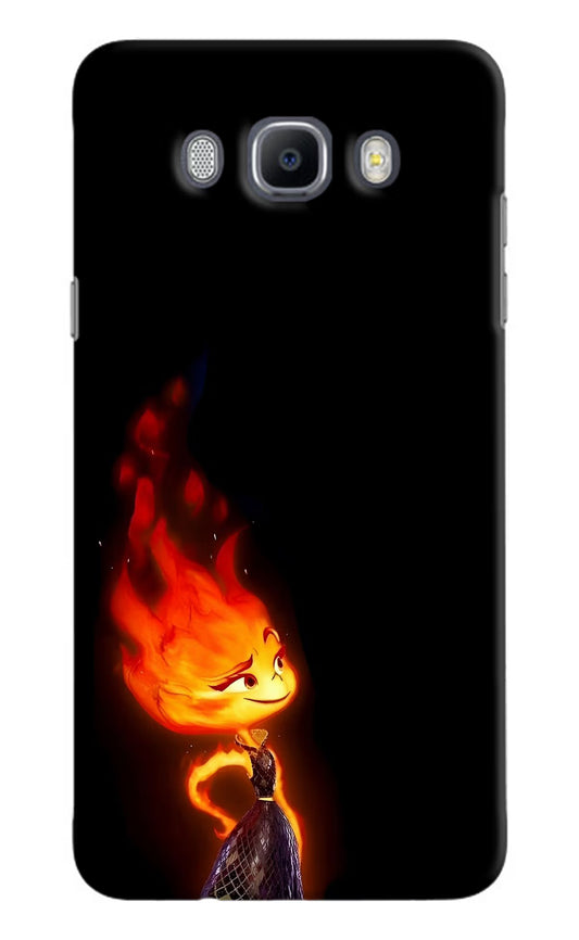 Ember Flame Samsung J7 2016 Hard Case Back Cover by Casekaro