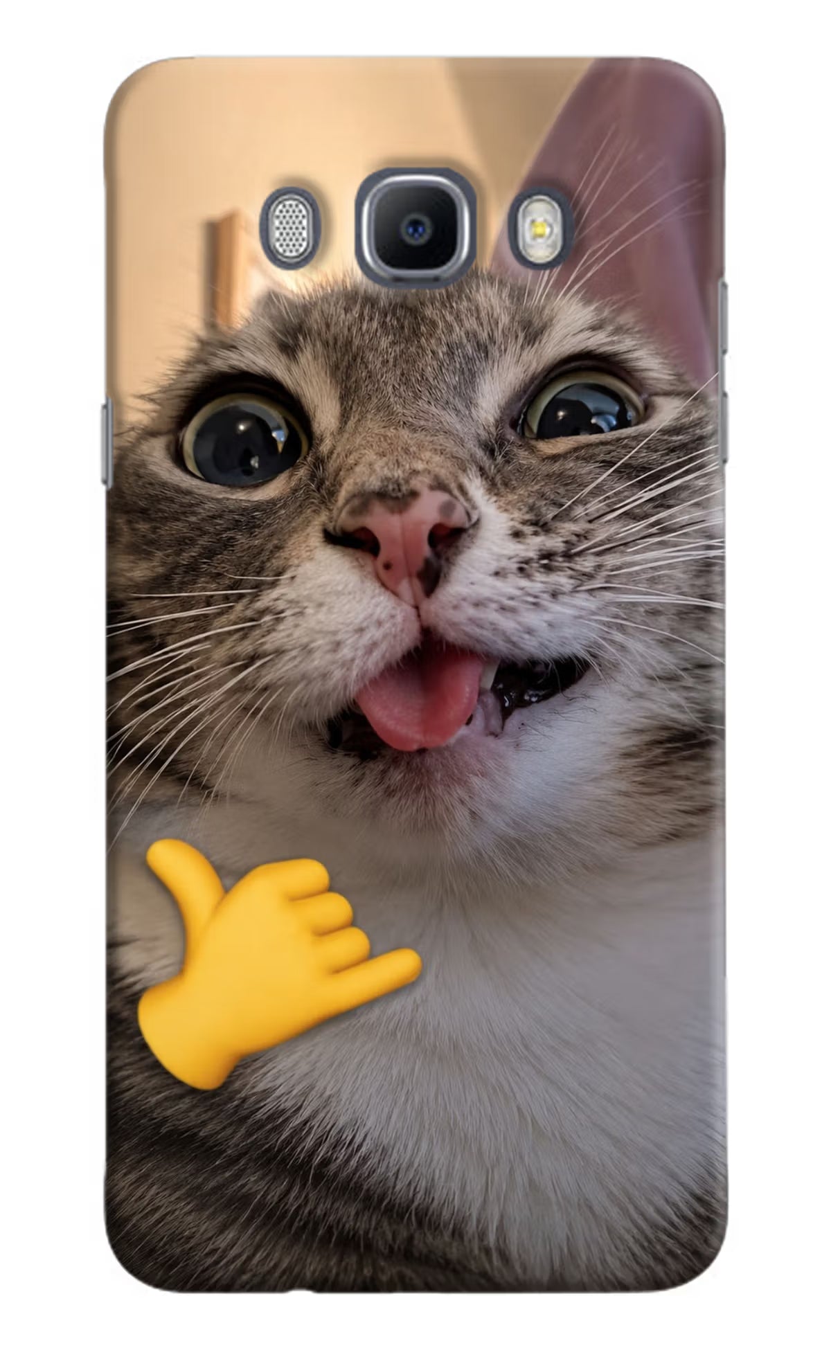 Silly Cat Call Samsung J7 2016 Back Cover