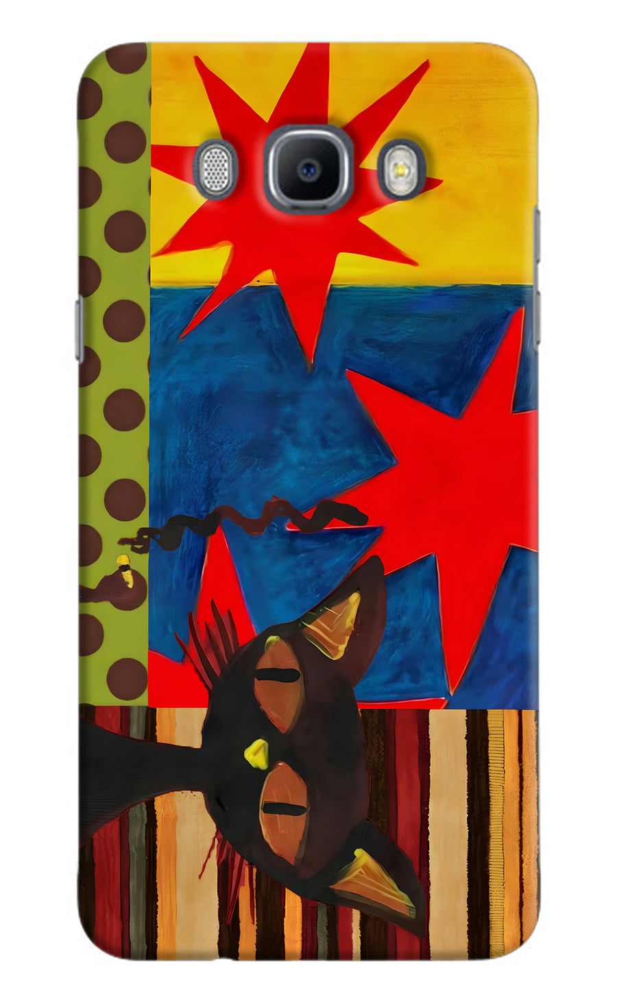 Pop Cat Samsung J7 2016 Back Cover, Hard case