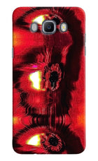 Fire Eye Samsung J7 2016 Hard Case Back Cover by Casekaro