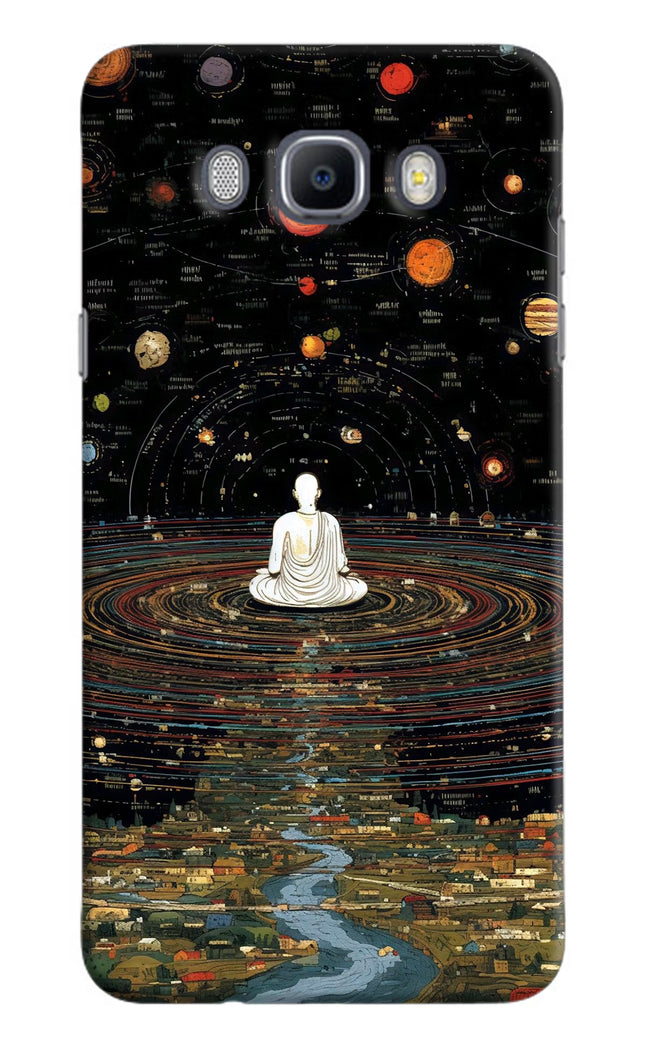 Space Monk Samsung J7 2016 Hard Case Back Cover by Casekaro