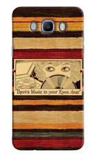 Vinyl Stripes Samsung J7 2016 Hard Case Back Cover by Casekaro