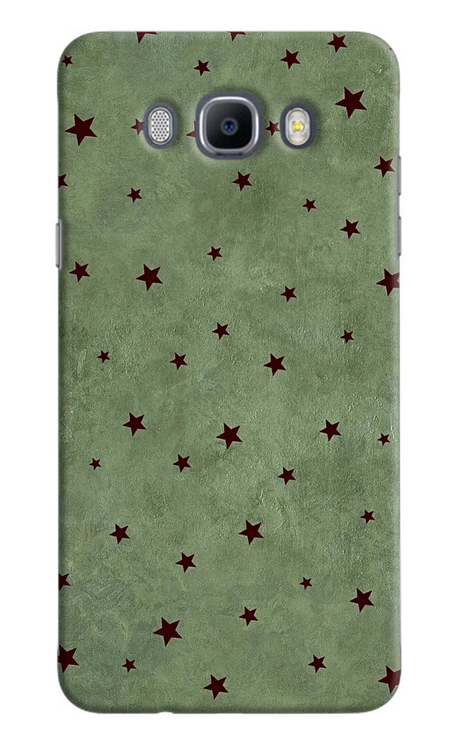 Green Stars Samsung J7 2016 Hard Case Back Cover by Casekaro