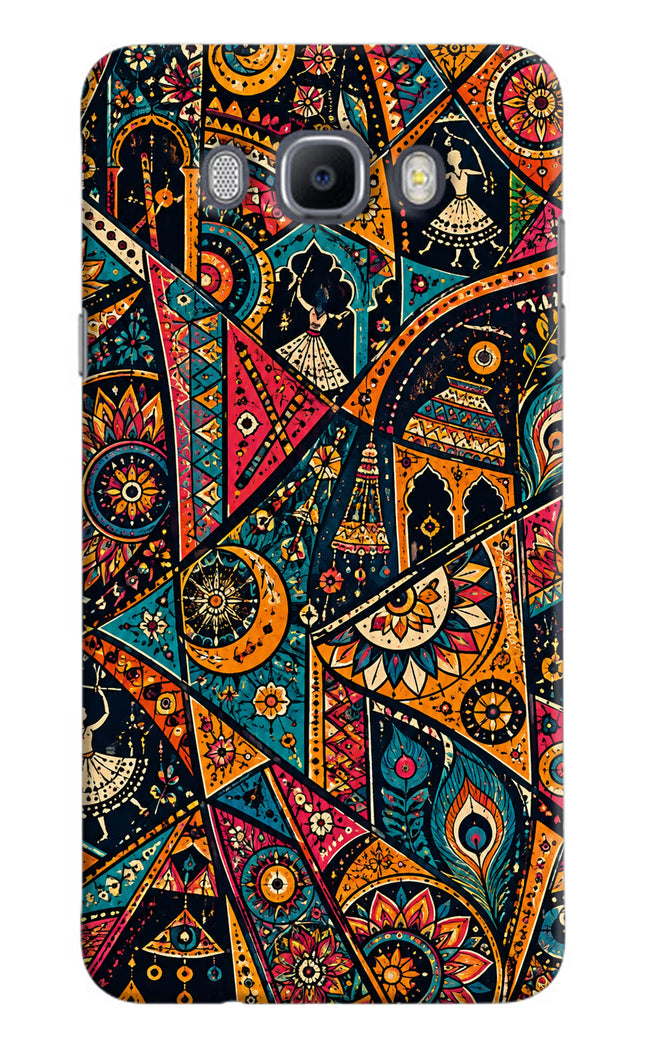 Folk Print Samsung J7 2016 Hard Case Back Cover by Casekaro