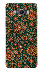 Green Pataka Samsung J7 2016 Hard Case Back Cover by Casekaro