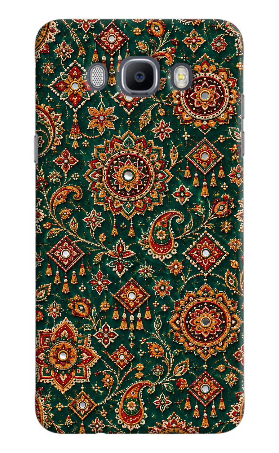 Green Pataka Samsung J7 2016 Back Cover, Hard case