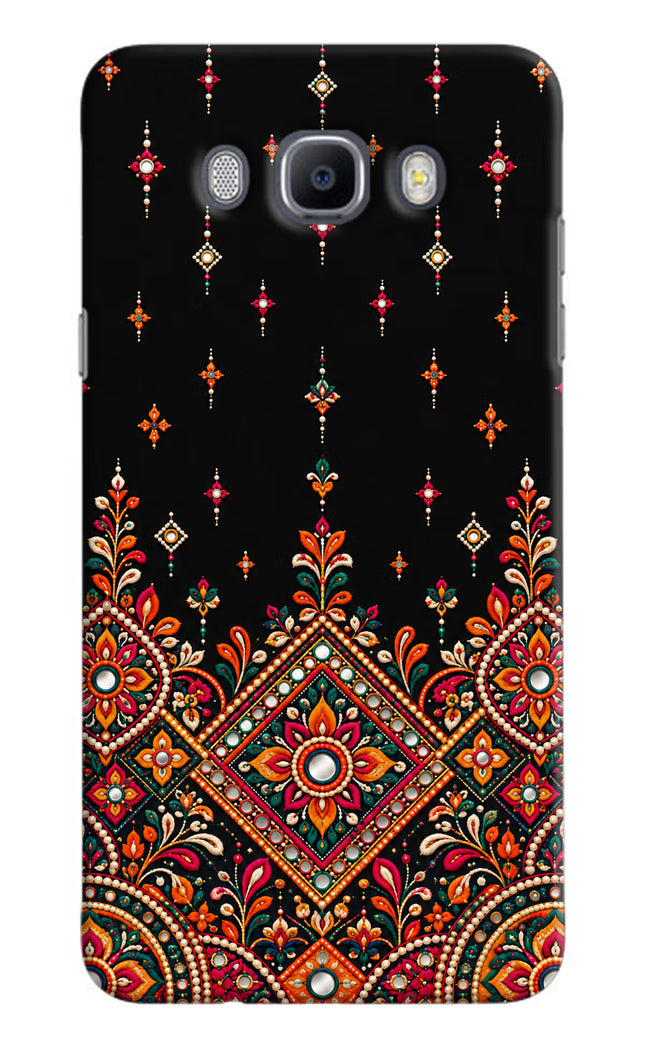 Noir Mehfil Samsung J7 2016 Hard Case Back Cover by Casekaro