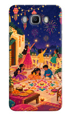 Diwali Night Samsung J7 2016 Hard Case Back Cover by Casekaro