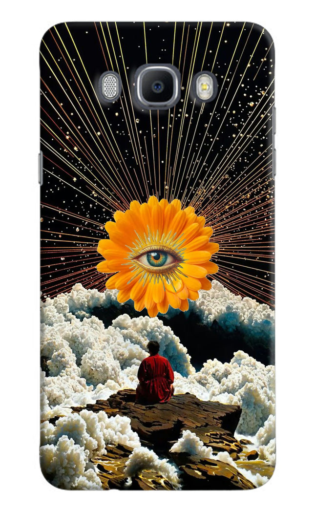 Cosmic Flower Samsung J7 2016 Hard Case Back Cover by Casekaro