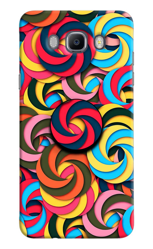 Spiral Pattern Samsung J7 2016 Pop Case by Casekaro