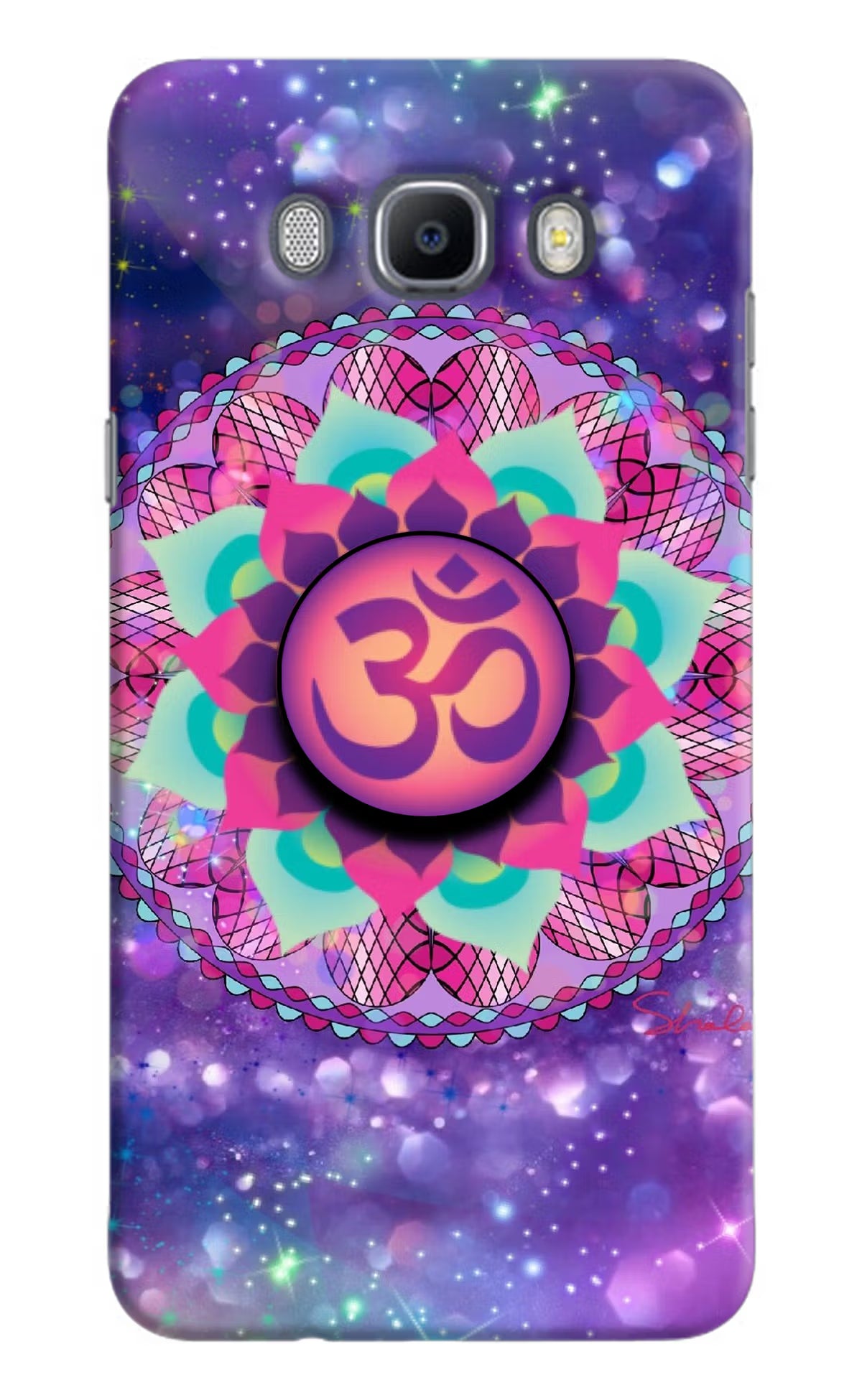 Om Purple Samsung J7 2016 Pop Case by Casekaro