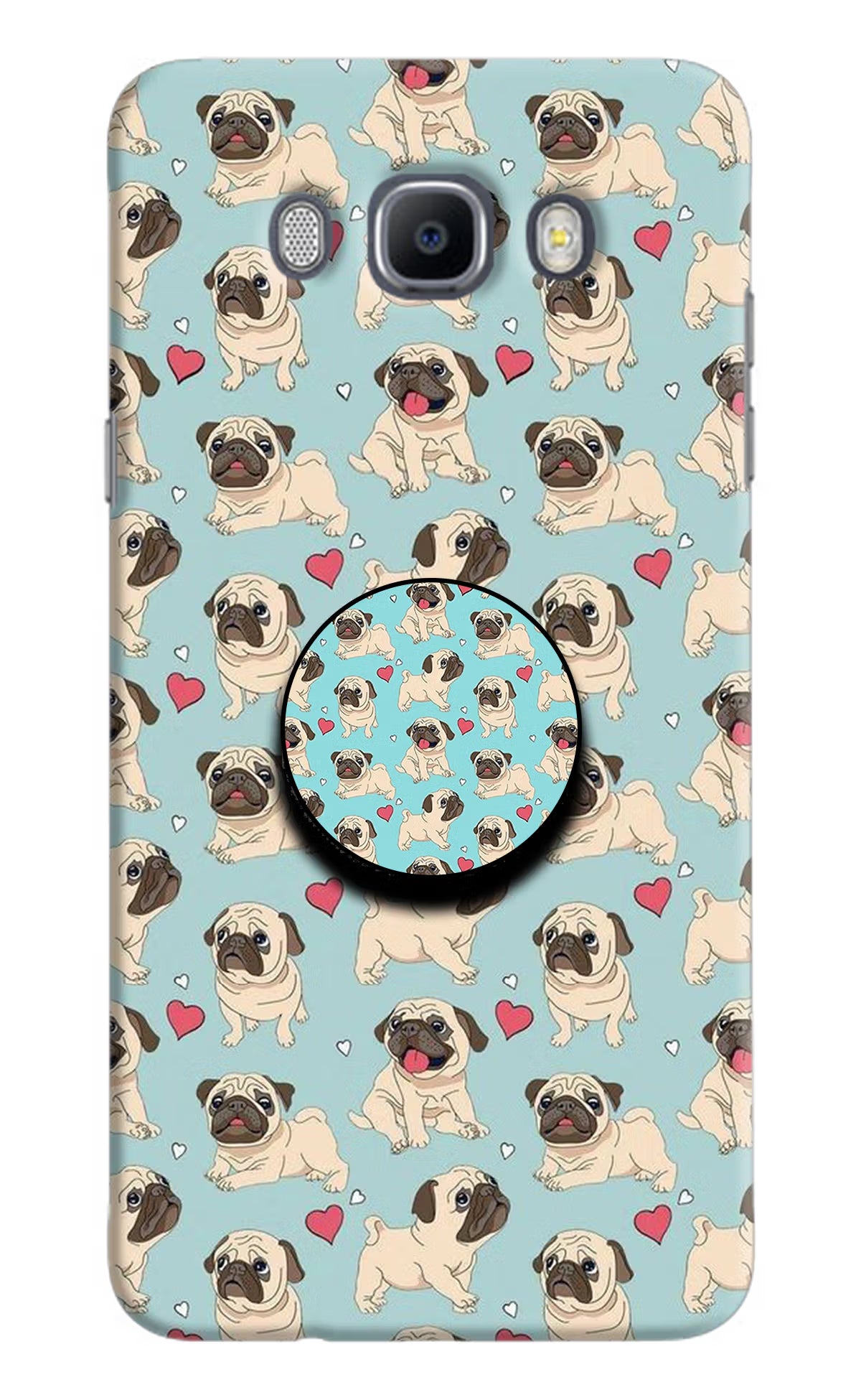 Pug Dog Samsung J7 2016 Pop Case by Casekaro